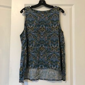 Rifle paper liberty floral tank, handmade